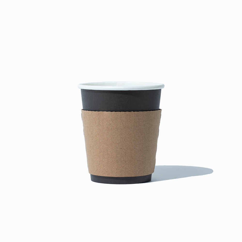 UNIQ Kraft Coffee Cup Sleeves - 8 oz - 1000/Case