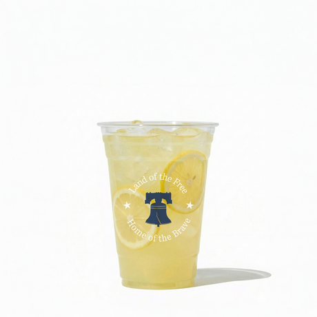 🇺🇸 UNIQ 16 oz America 250 Clear Plastic Disposable PET Cups - 1000/Case