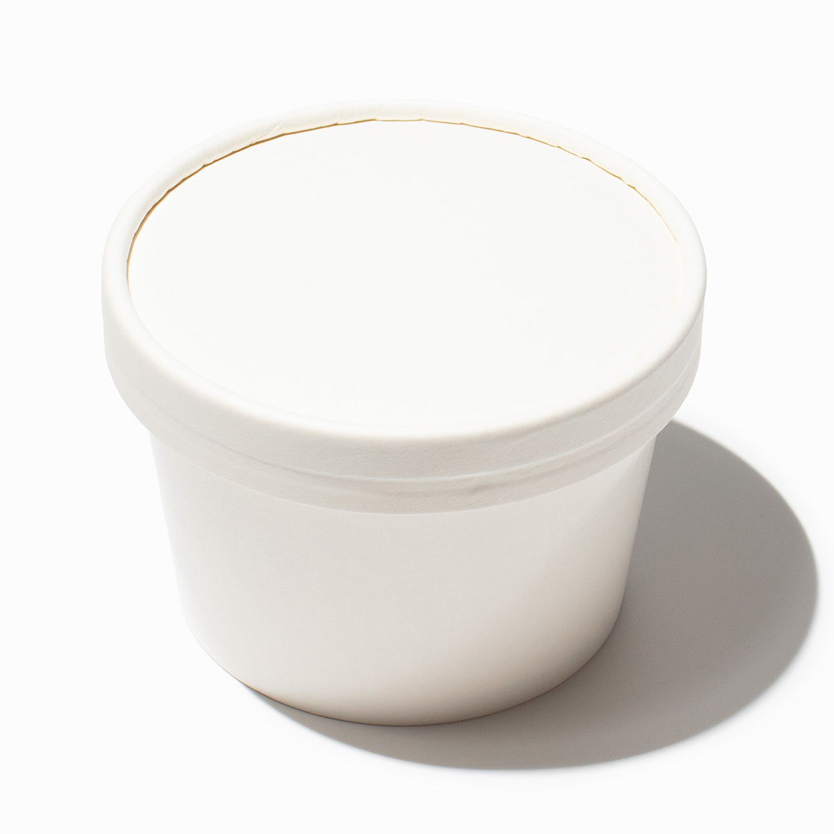 UNIQIFY® 8 oz White Premium Paper Food To Go Containers With NonVente