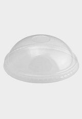 UNIQ 12 oz Clear Dome Paper Food Cup Lids - 1000/Case