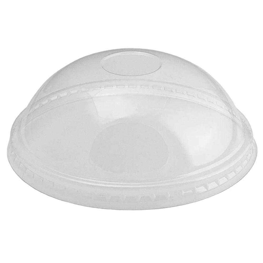 UNIQ 12 oz Clear Dome Paper Food Cup Lids - 1000/Case