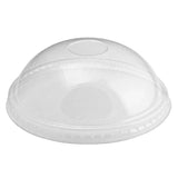 UNIQ 3 oz Clear Dome Paper Food Cup Lids - 1000/Case