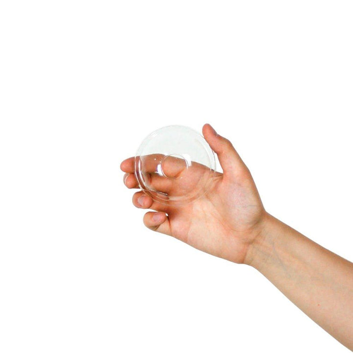 UNIQ 4 oz Clear Dome Paper Food Cup Lids - 1000/Case