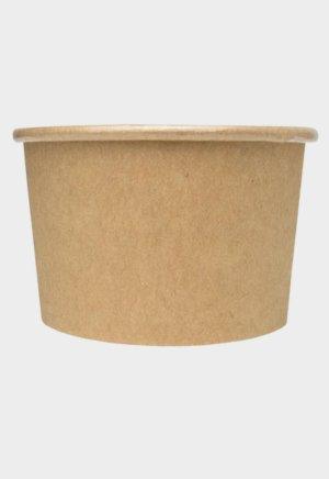 UNIQIFY® 4 oz Kraft Compostable Paper Food Cups - 1000/Case