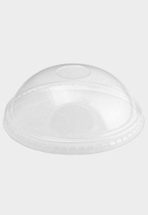 UNIQIFY® 6/8 oz Clear Dome Paper Food Cup Lids - 1000/Case