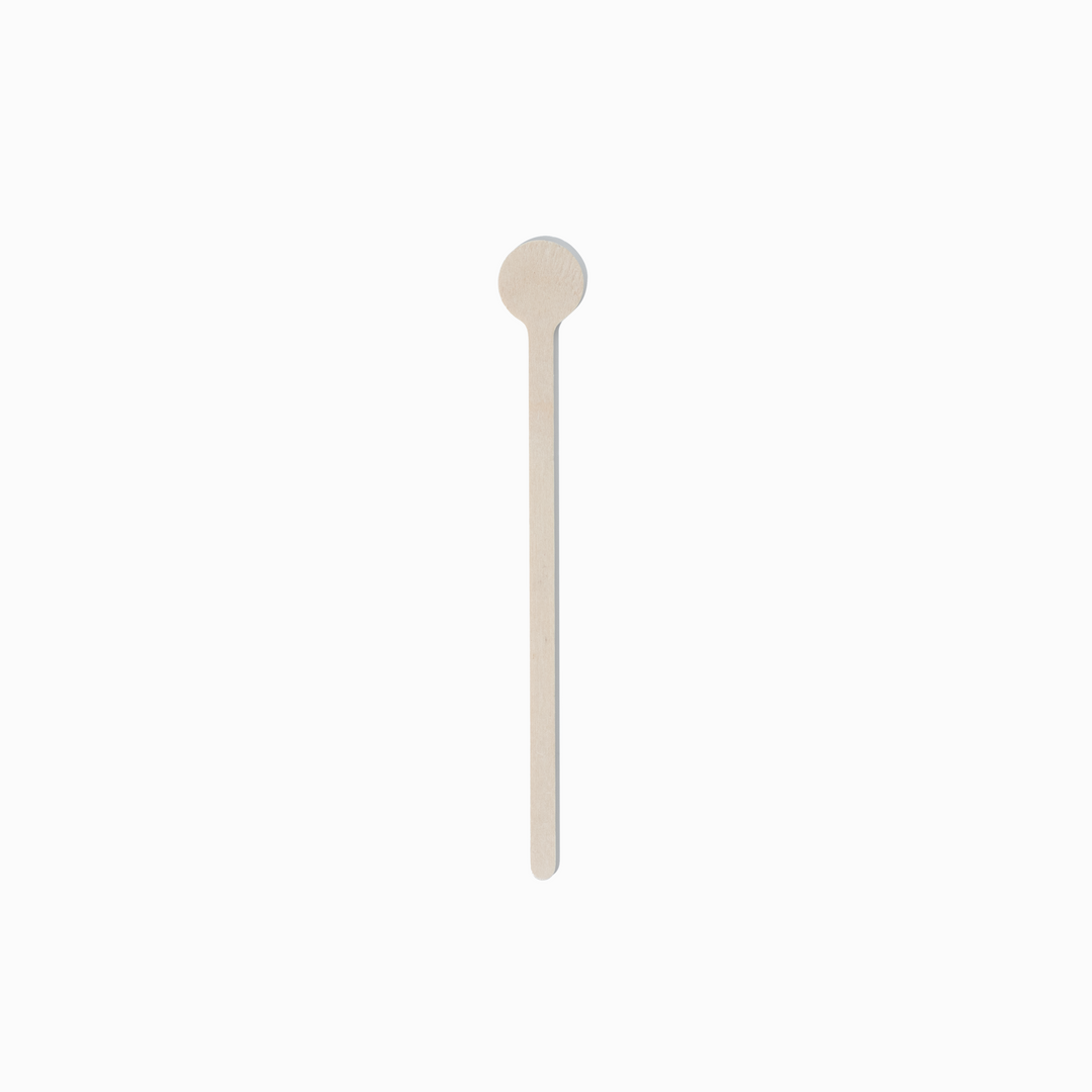 UNIQ Round Head Wooden Coffee Stirrers 6" - 3000/Case