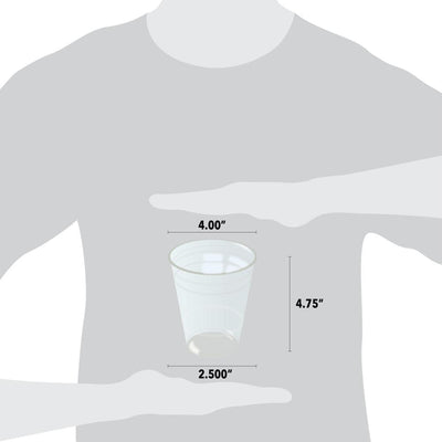 UNIQIFY® 16 oz Clear Drink Cups (98mm)