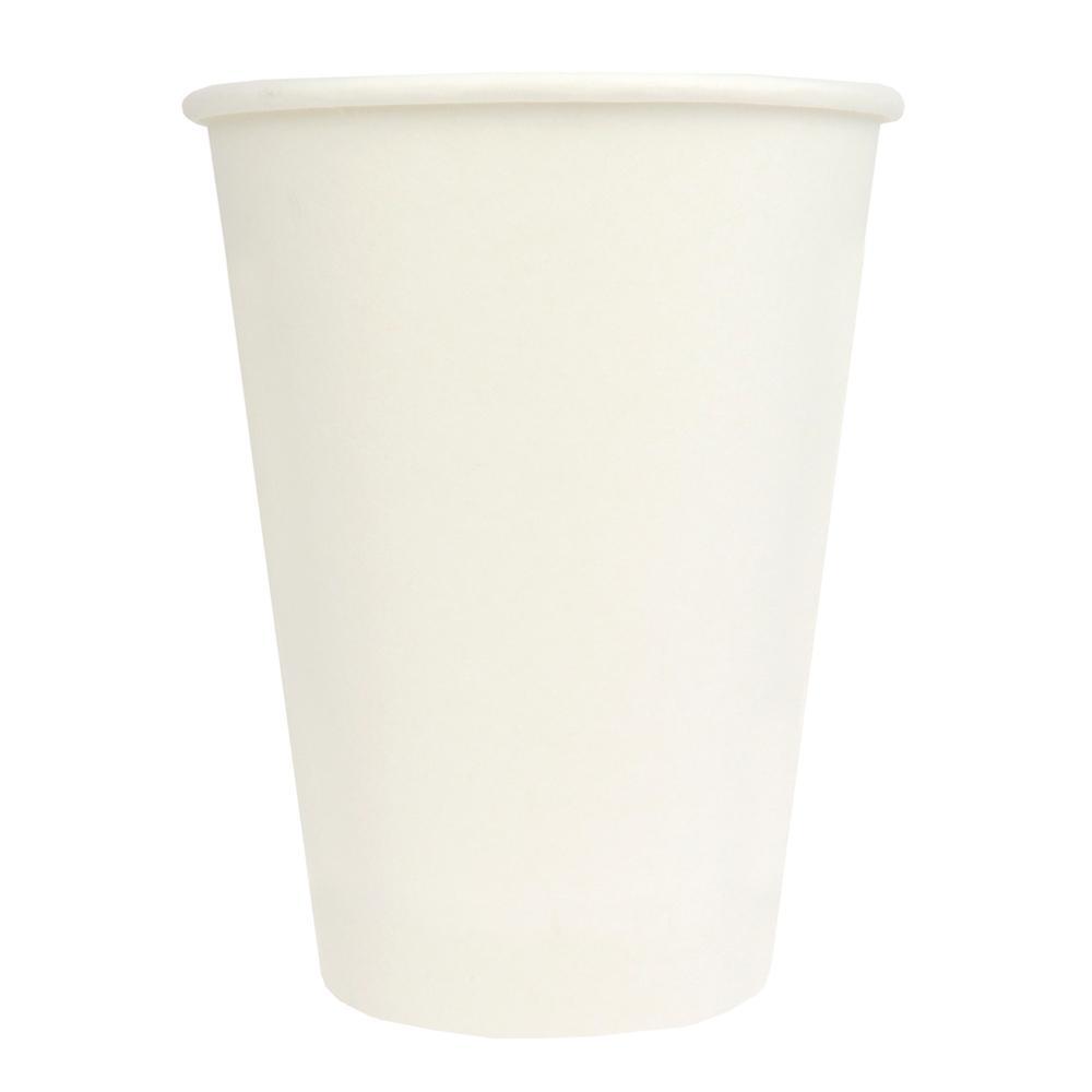 UNIQIFY® 12 oz White PE Single Wall Paper Hot Cups