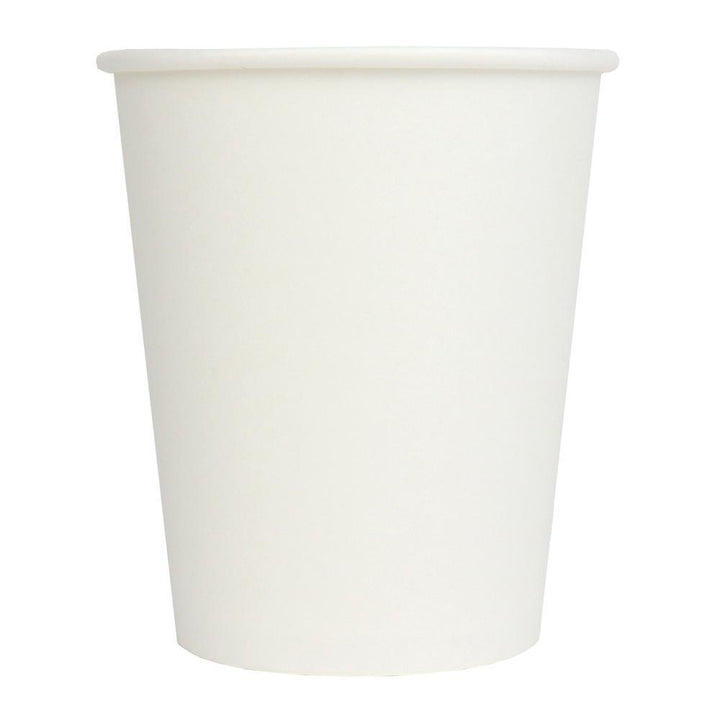 UNIQIFY® 8 oz White Single Wall Paper Hot Cups - Hot Cup Factory HCF500108