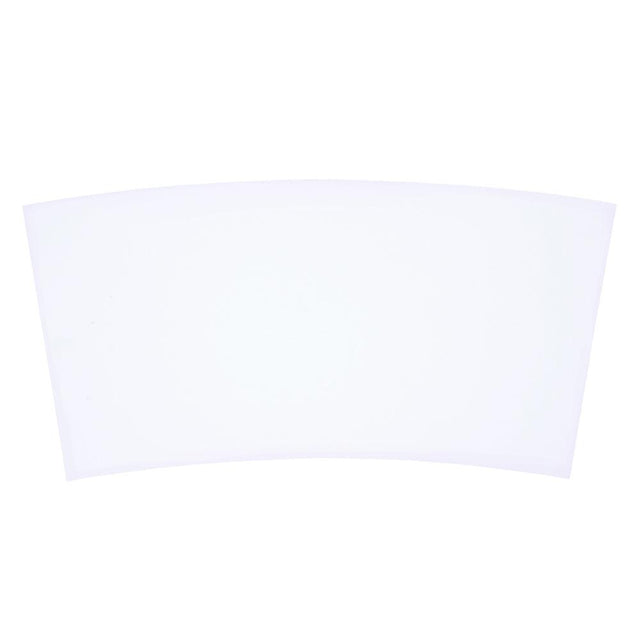 UNIQ White Hot Cup Sleeves - 10/12/16 oz - Hot Cup Factory HCF100603